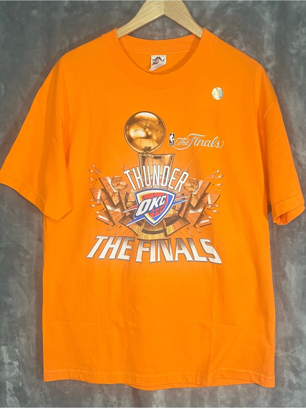 Deadstock Vintage 2012 OKC Thunder NBA Finals T-Shirt Brand New Size Large